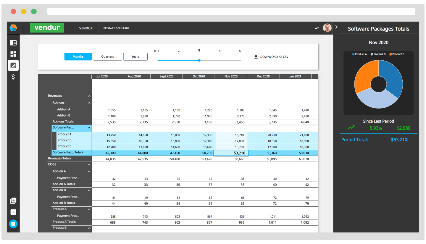 Hivemetric Financial Model